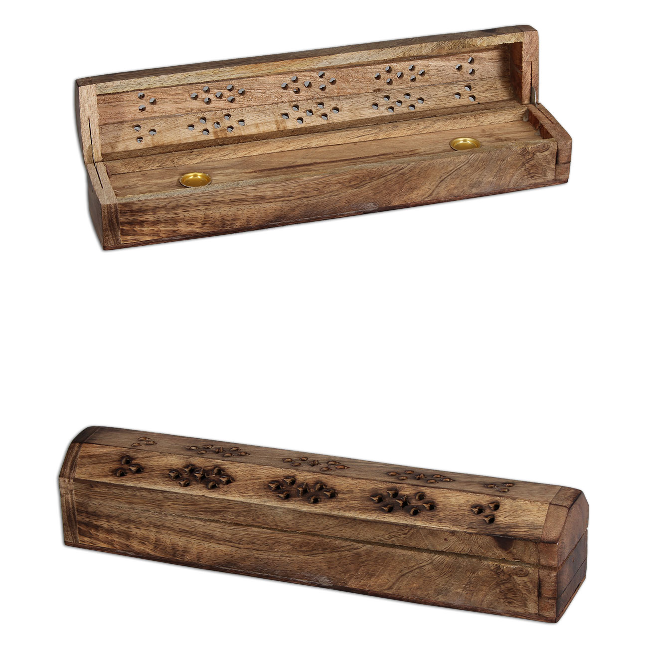 Räucherstbchenhalter aus Mangoholz Version 1
