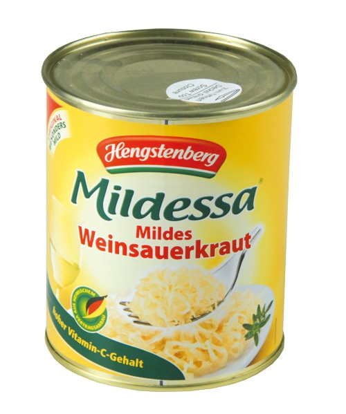 'Mildessa Sauerkraut' Dosenversteck