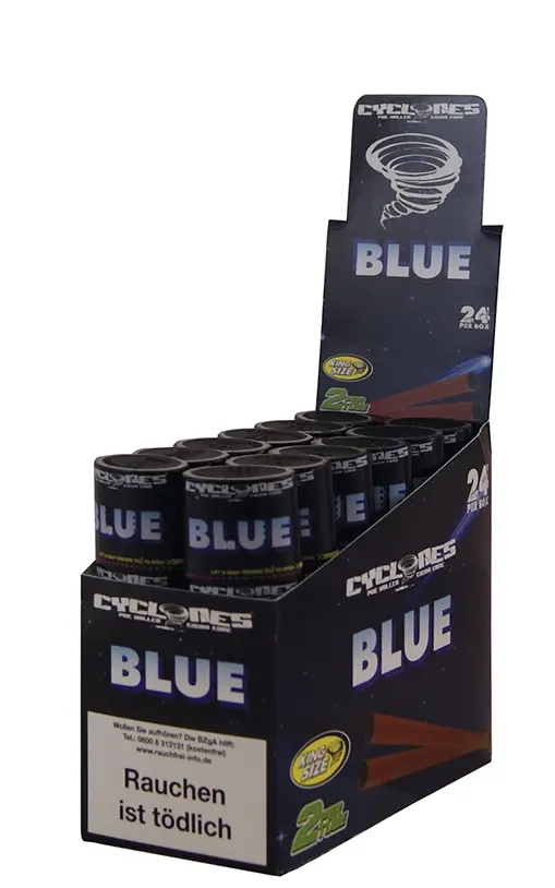 Cyclones Blunt Blue mit Papierfilter 2er Pack Detail