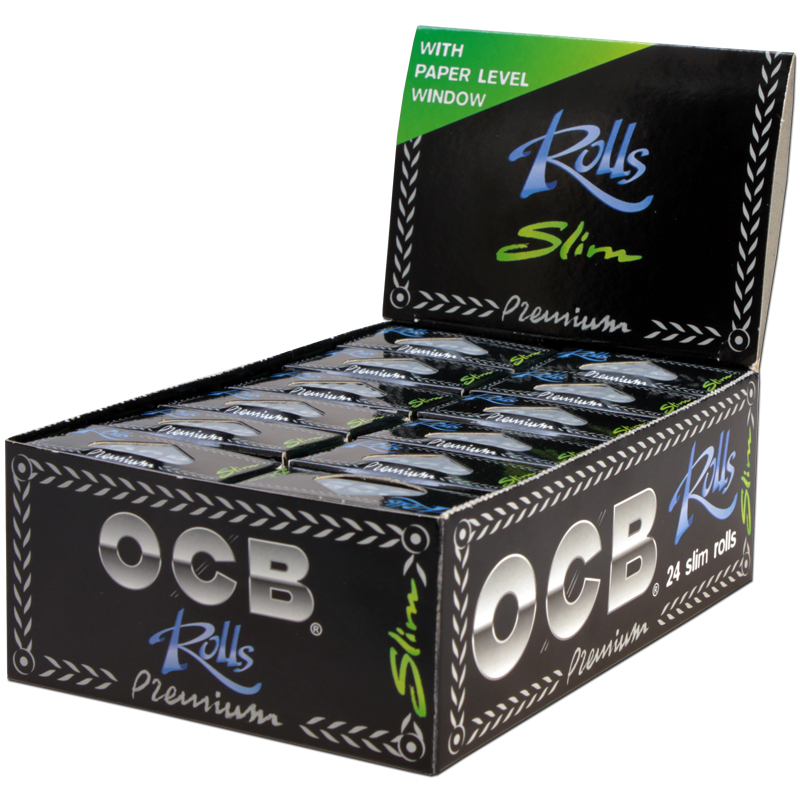 OCB Rolls Premium Slim Papers 24Pack/Box