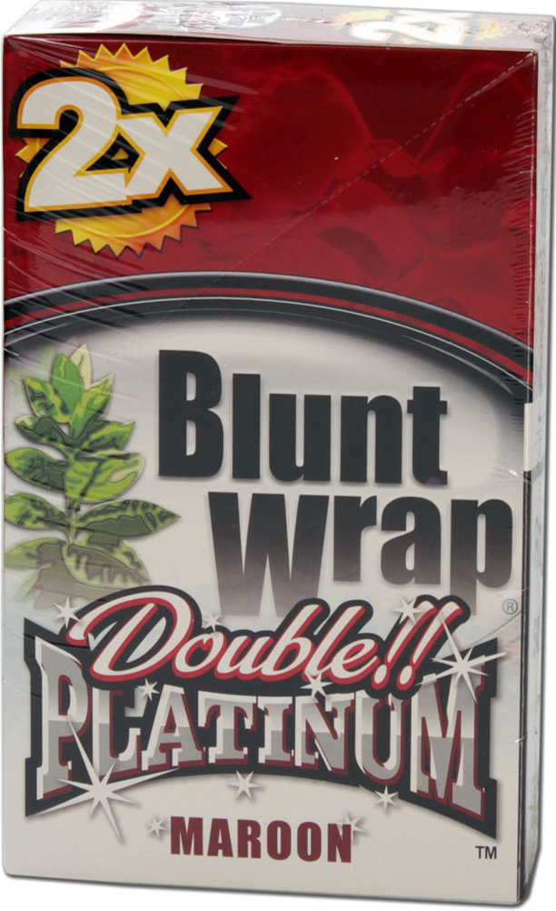 Blunt Wrap Double Platinum "Maroon" 2er Pack