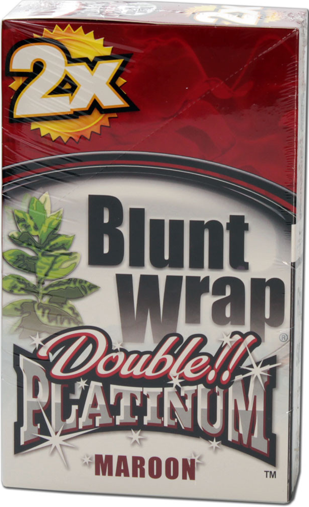 Blunt Wrap Double Platinum 'Maroon' 2er Pack