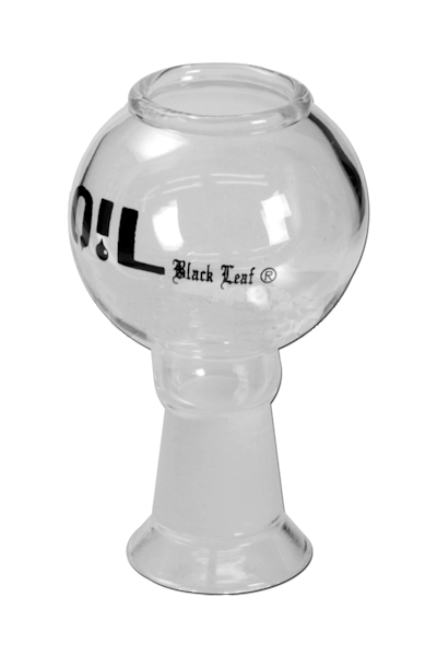 Oil Black Leaf Öl-Glas-Kuppel, 14,5er