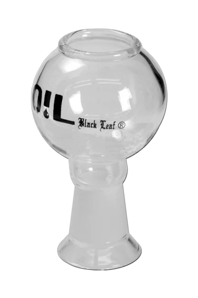 Oil Black Leaf Öl-Glas-Kuppel, 14,5er