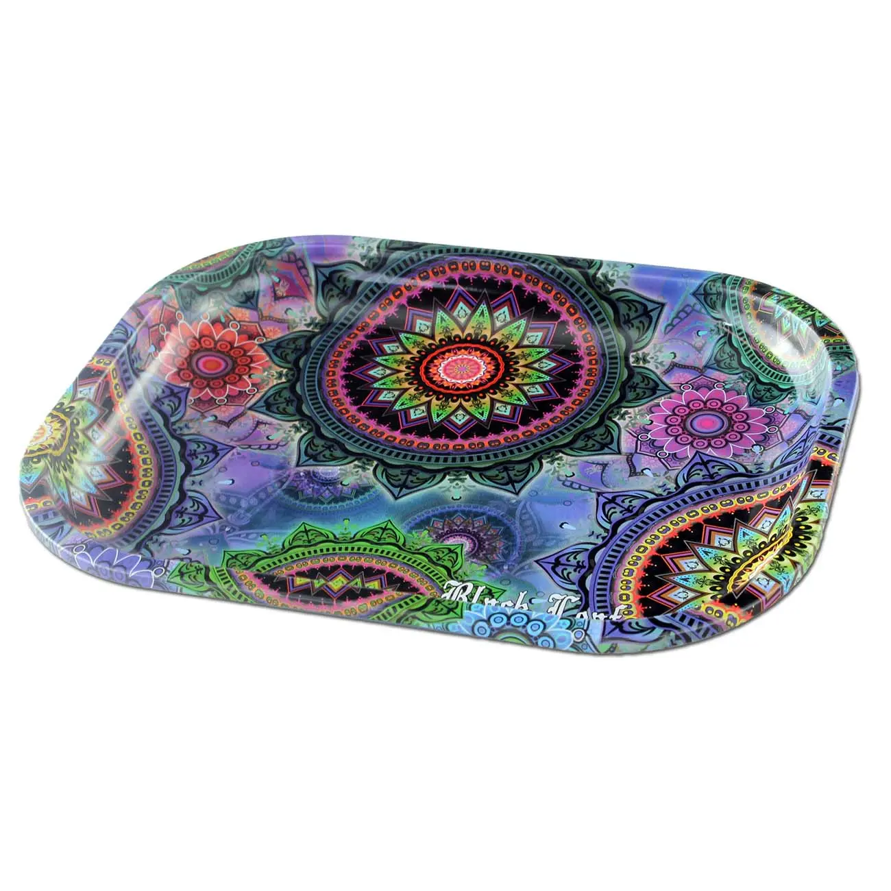 Black Leaf MANDALA Mixing Tray