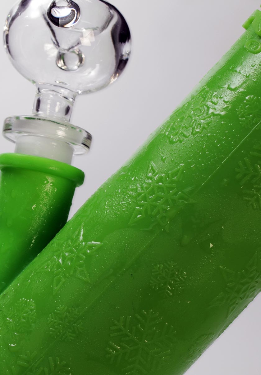 Ice Silikonbong von Black Leaf grün