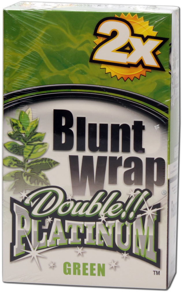 Blunt Wrap Double Platinum 'Green' 2er Pack