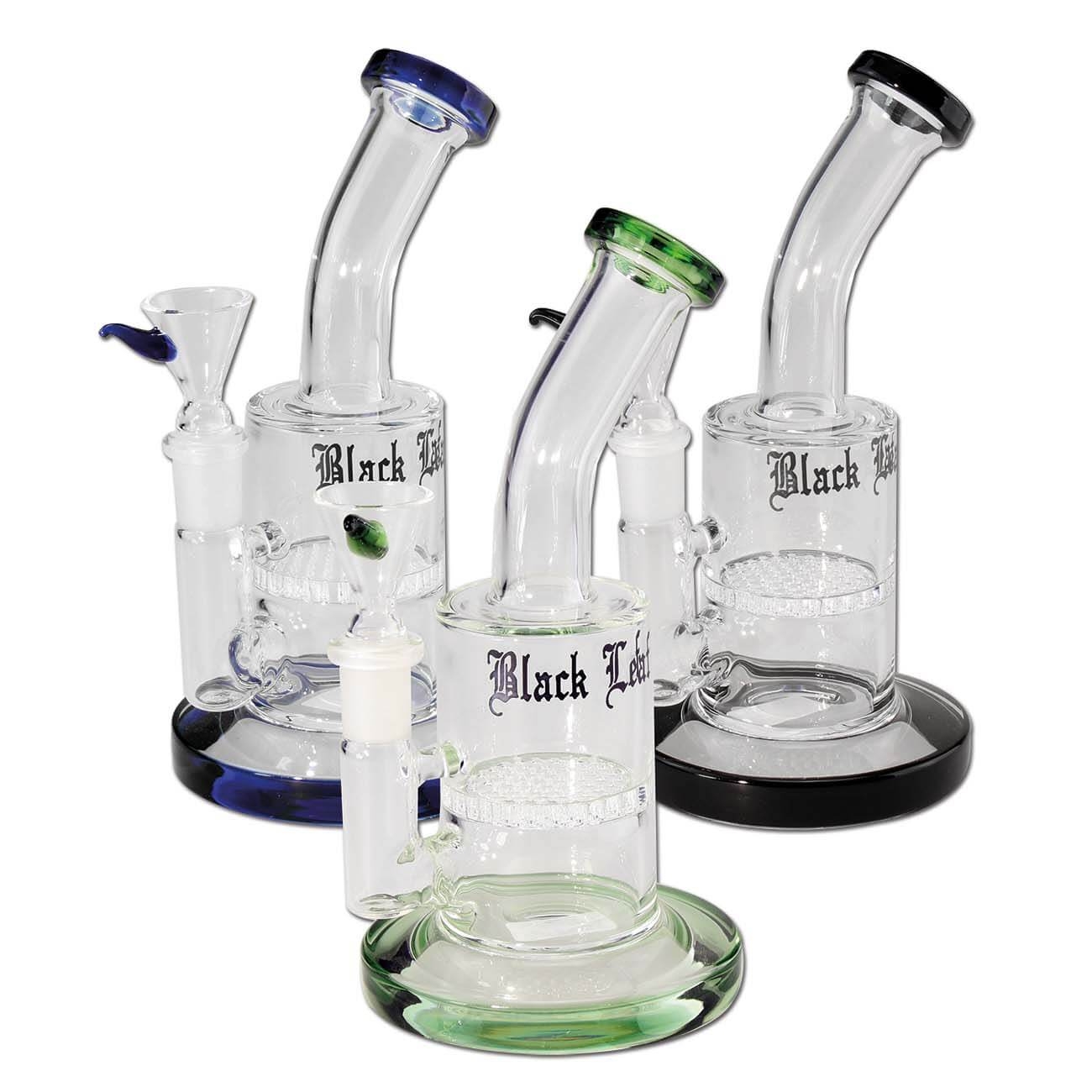 Black Leaf HoneyComb Bubbler grün