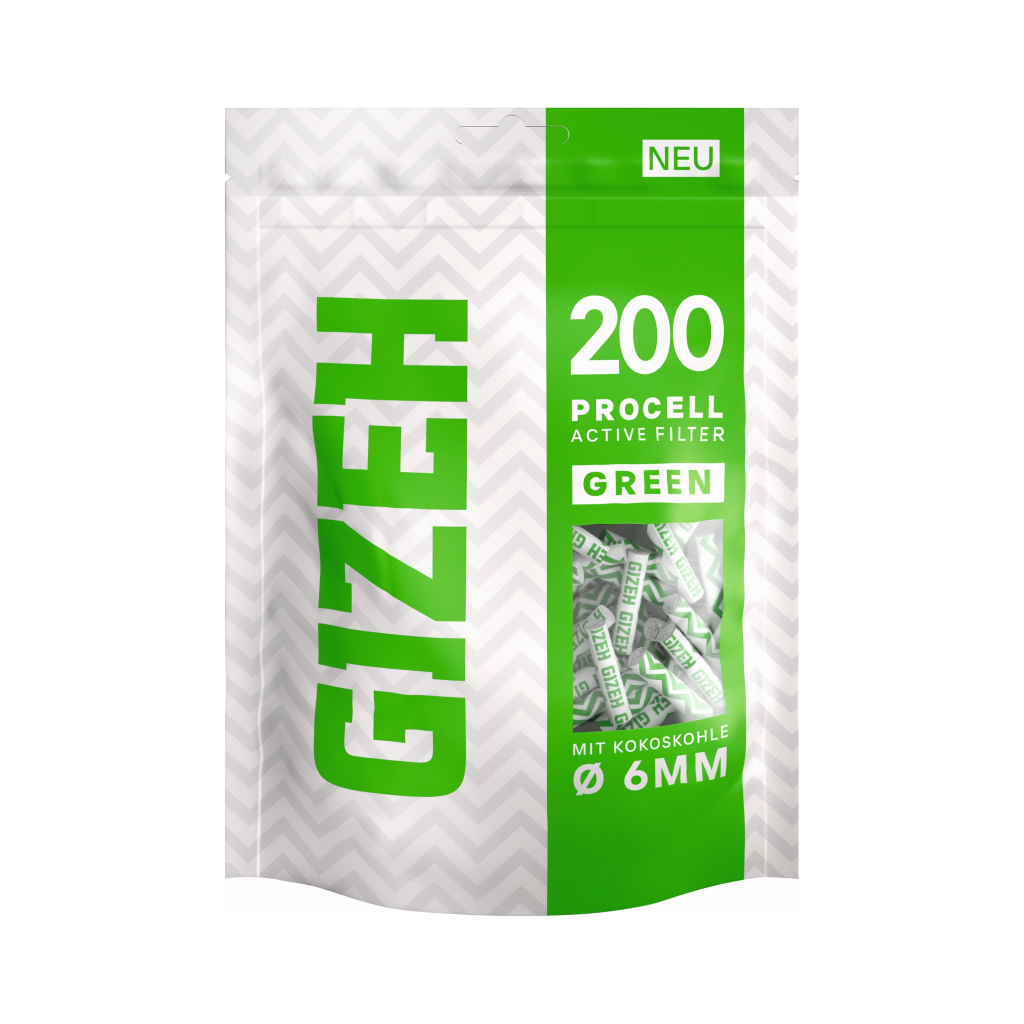GIZEH ProCell Active Filter GREEN 6mm 200er