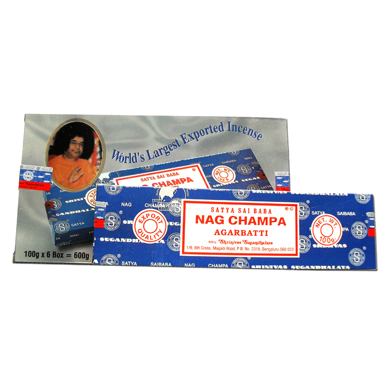 Satya Sai Baba Nag Champa Räucherstäbchen 15g