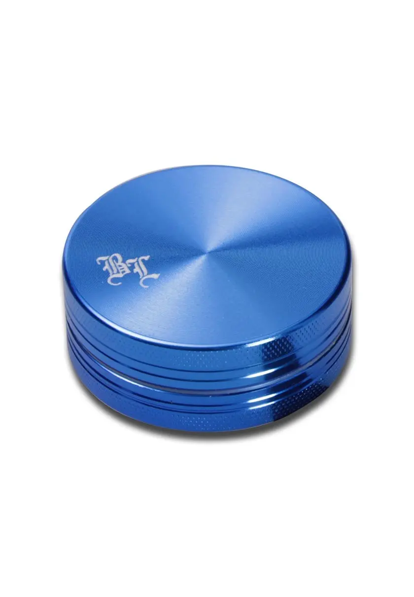 Alu-Grinder 55mm 2tlg. mit Magnet blau
