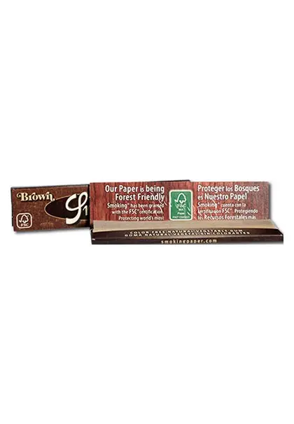 Smoking Papers Brown - unbleached Kiste
