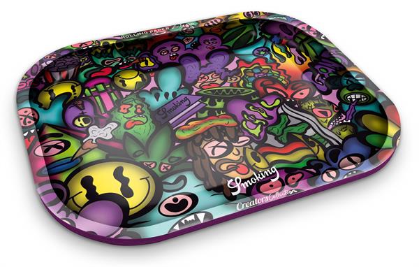 SMOKING Dreh-Tablett - Rolling Tray XLSMOKING Dreh-Tablett - Rolling Tray XL Rampage Detail