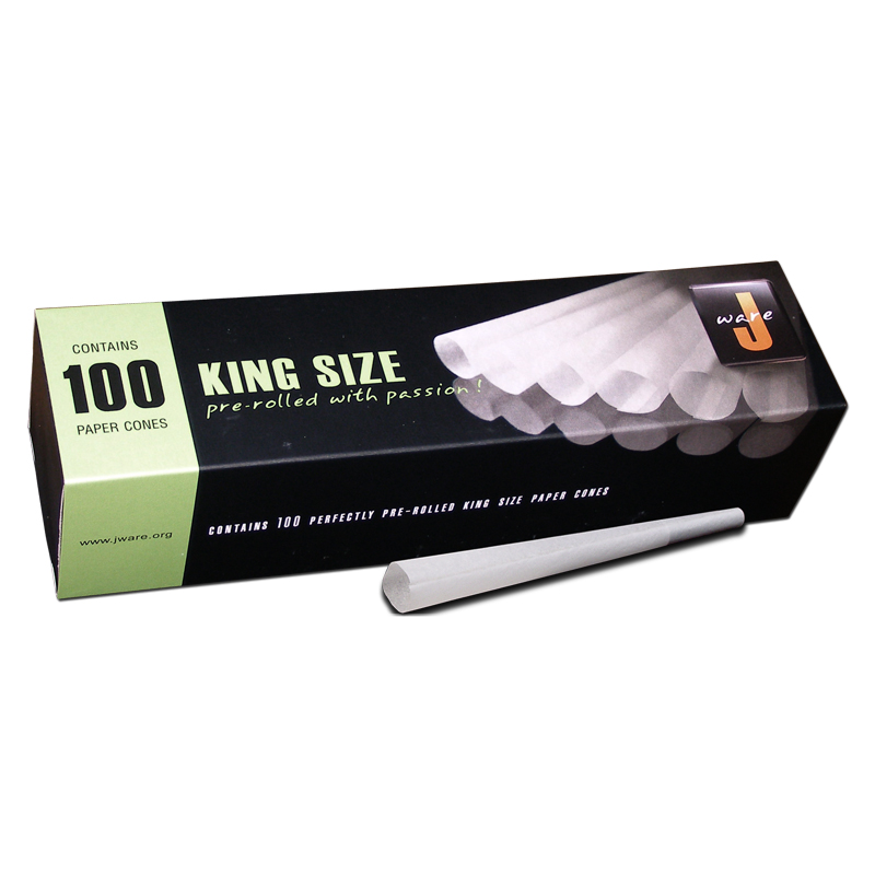 100 King Size vorgedrehte Cones