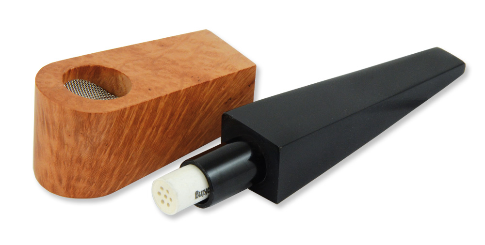 actiTube TUNE In Bruyère-Holz Pfeife 12cm Detail