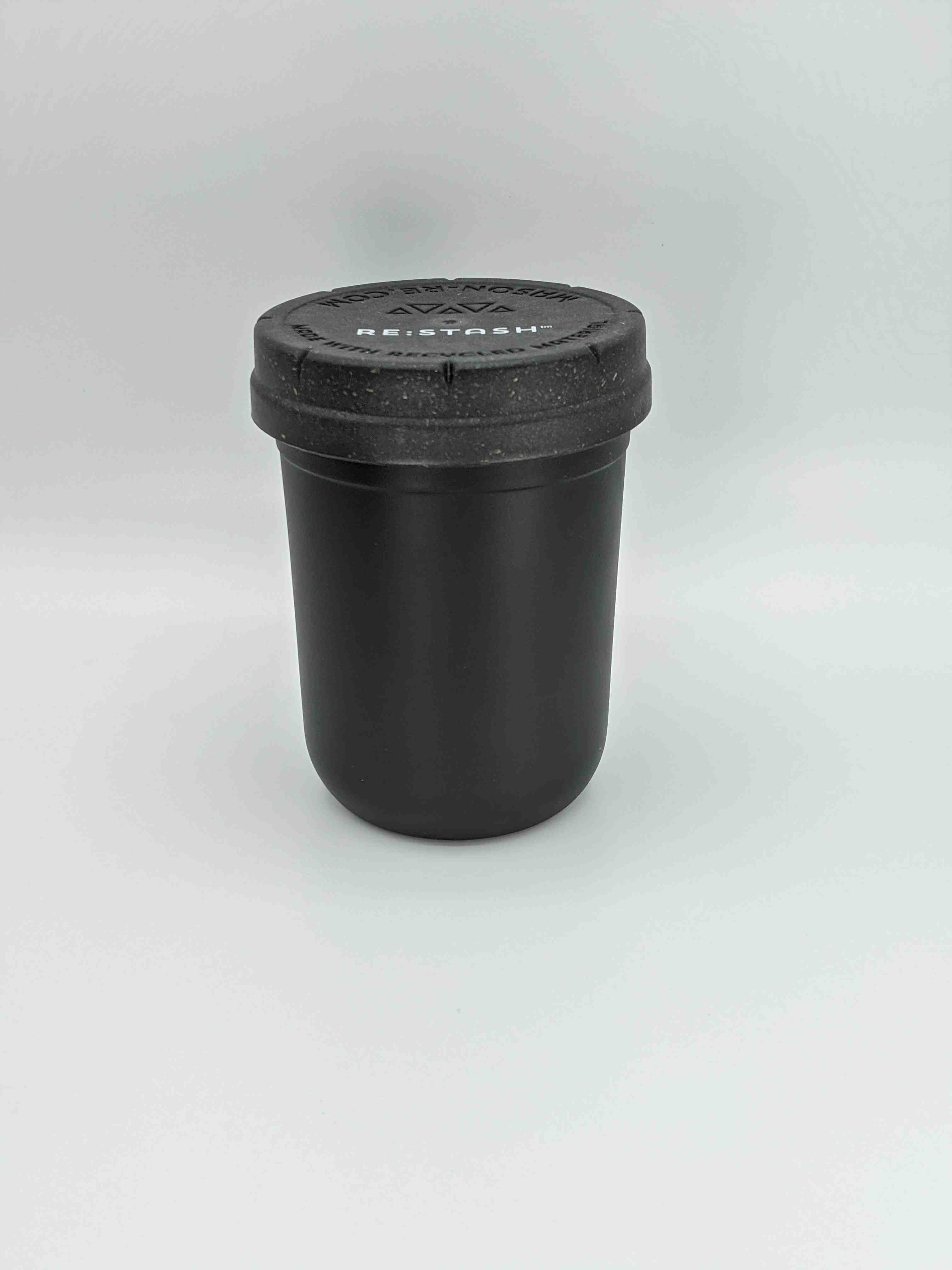 STASH KOOZIE 16oz Glasbehälter mit bruchsicherer Silikonhülle