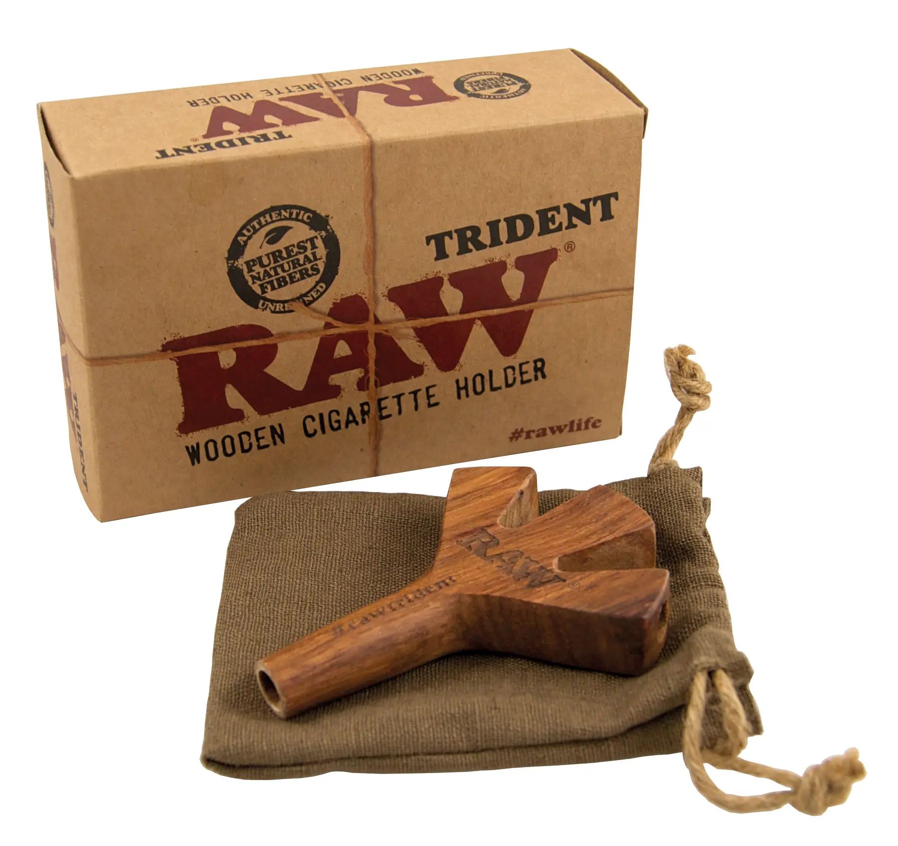 RAW TRIDENT Zigarettenhalter Verpackung