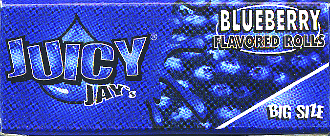 Juicy Jays Roll Paper 'Blueberry'