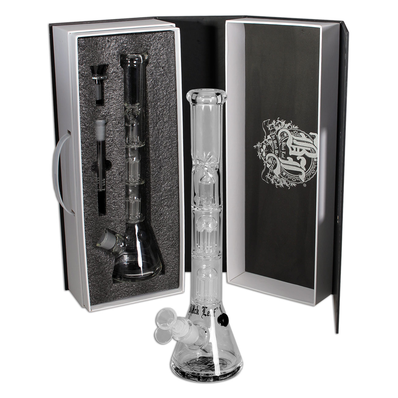 Black Leaf Multilevel Icebong im Koffer 