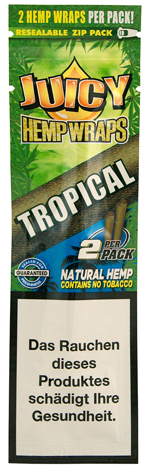 Juicy Jays Hemp Wrap 'Tropical' 2er Pack