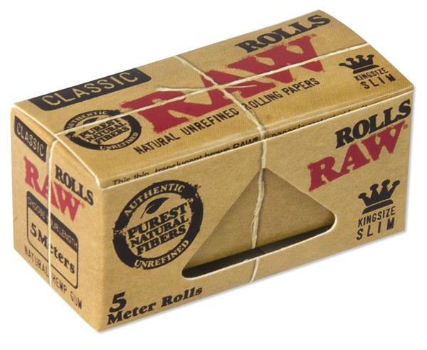 RAW Classic King Size SLIM Rolls 5m
