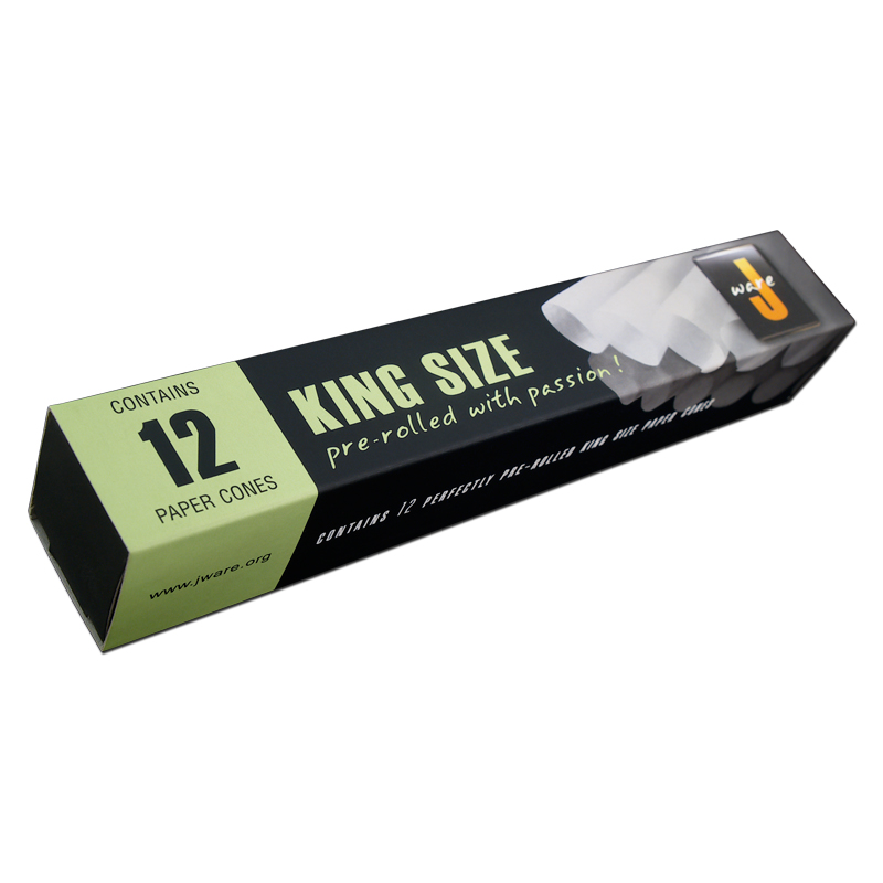 12 King Size vorgedrehte Cones