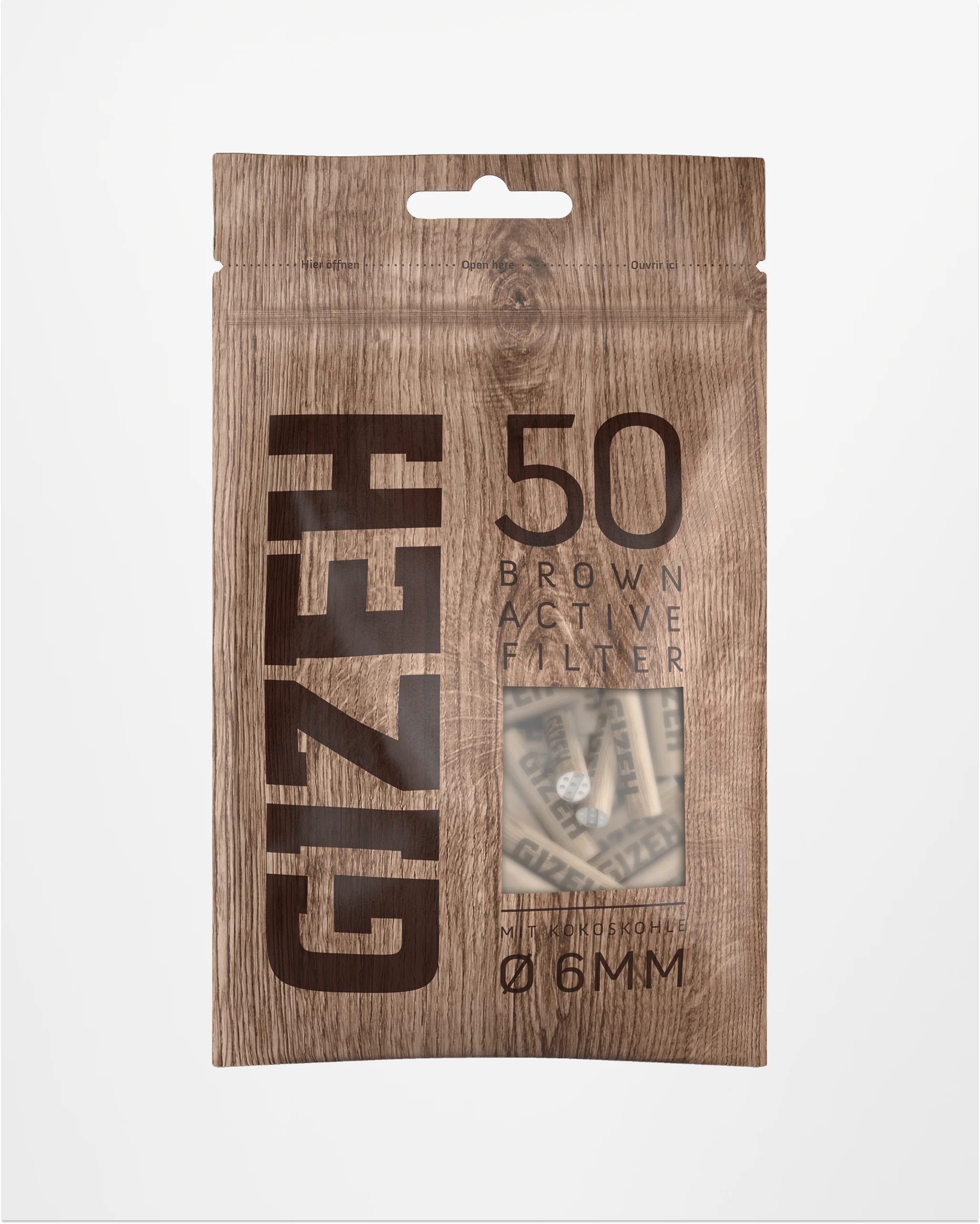 GIZEH BROWN Active Filter Slim 6mm