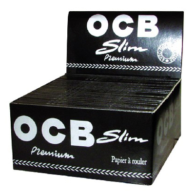 OCB Premium Slim schwarz, ultra fine 1Box/50Heft.