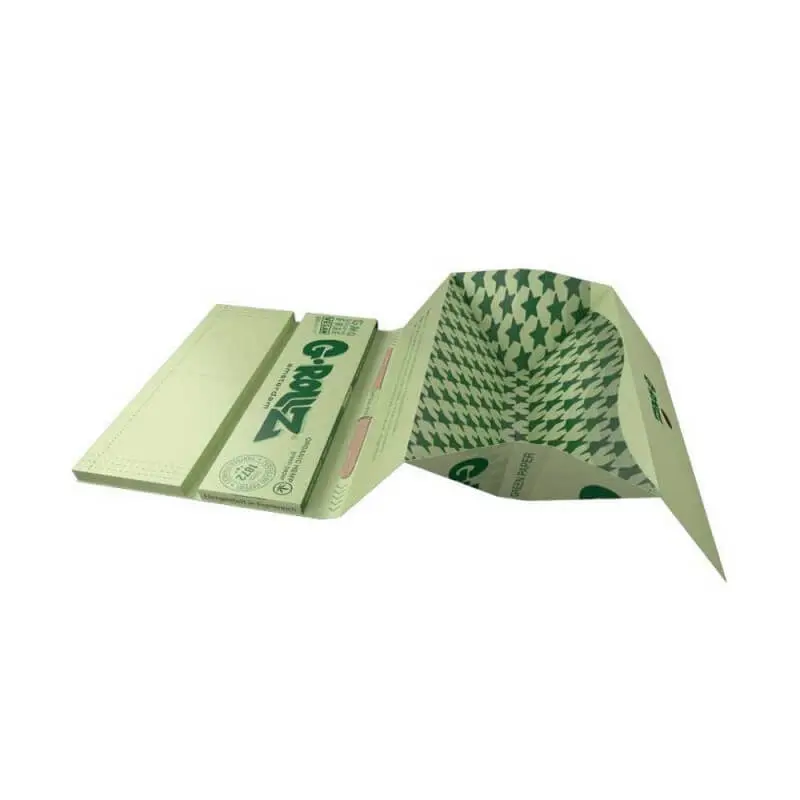 G-Rollz Reggae Rap KS Organic Green Hemp Detail G-Rollz Reggae Rap KS Organic Green Hemp Detail