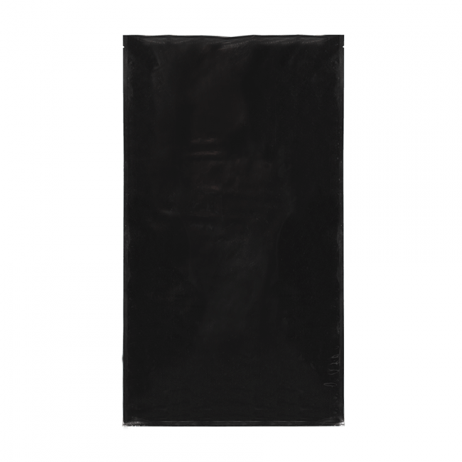 Qnubu Beutel aus Aluminiumfolie schwarz verschließbar 56x95cm, 50Stk