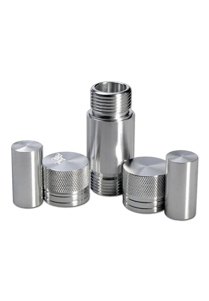 BL Pollenpresse Groe M silber Details