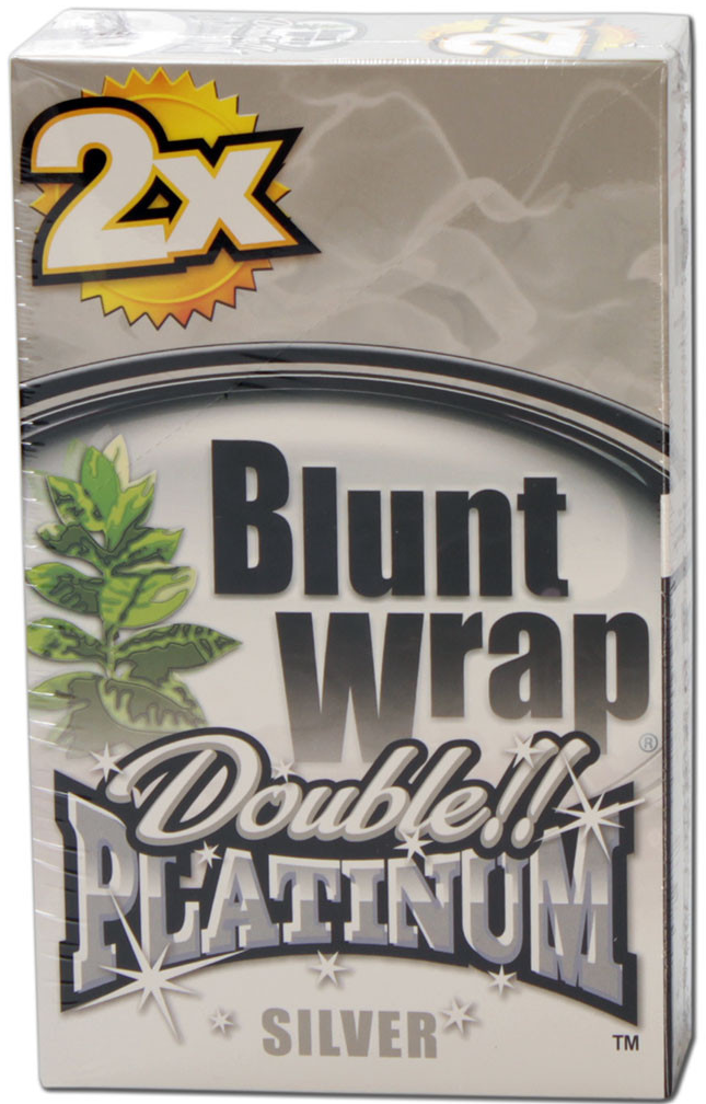 Blunt Wrap Double Platinum Silver 2er Pack