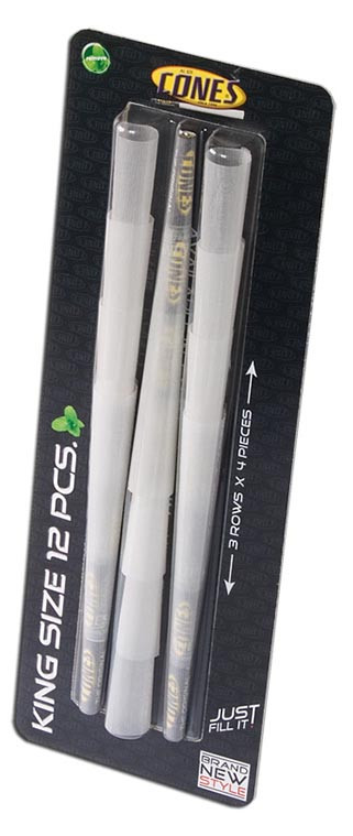 12 vorgedehte KingSize Cones
