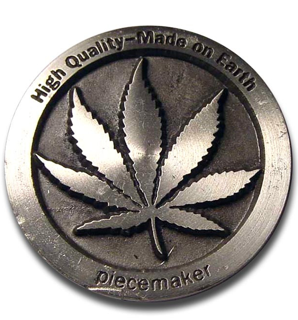 Prägestempel Hanfblatt