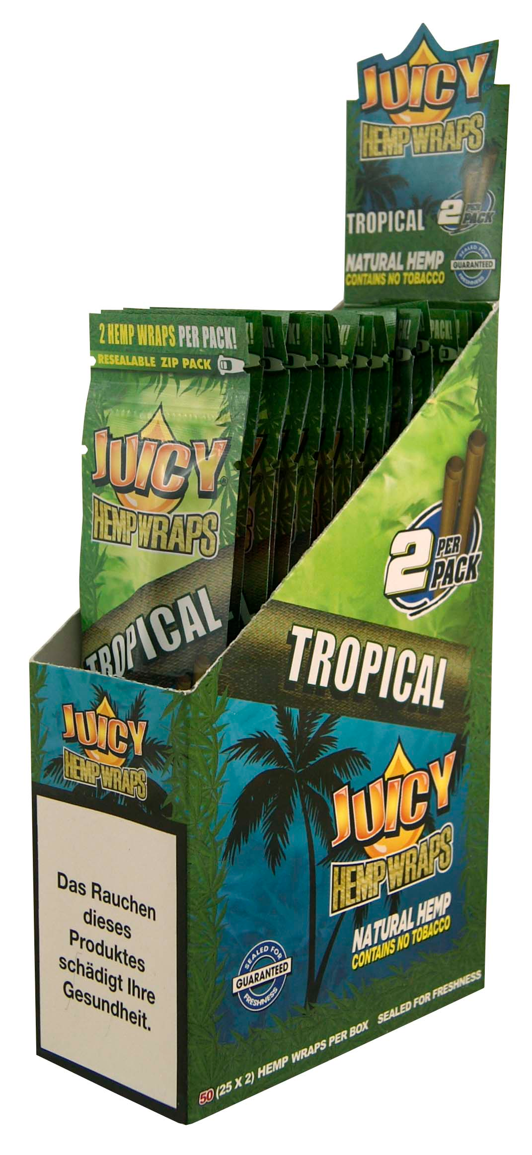 Juicy Jays Hemp Wrap Tropical 2er Pack