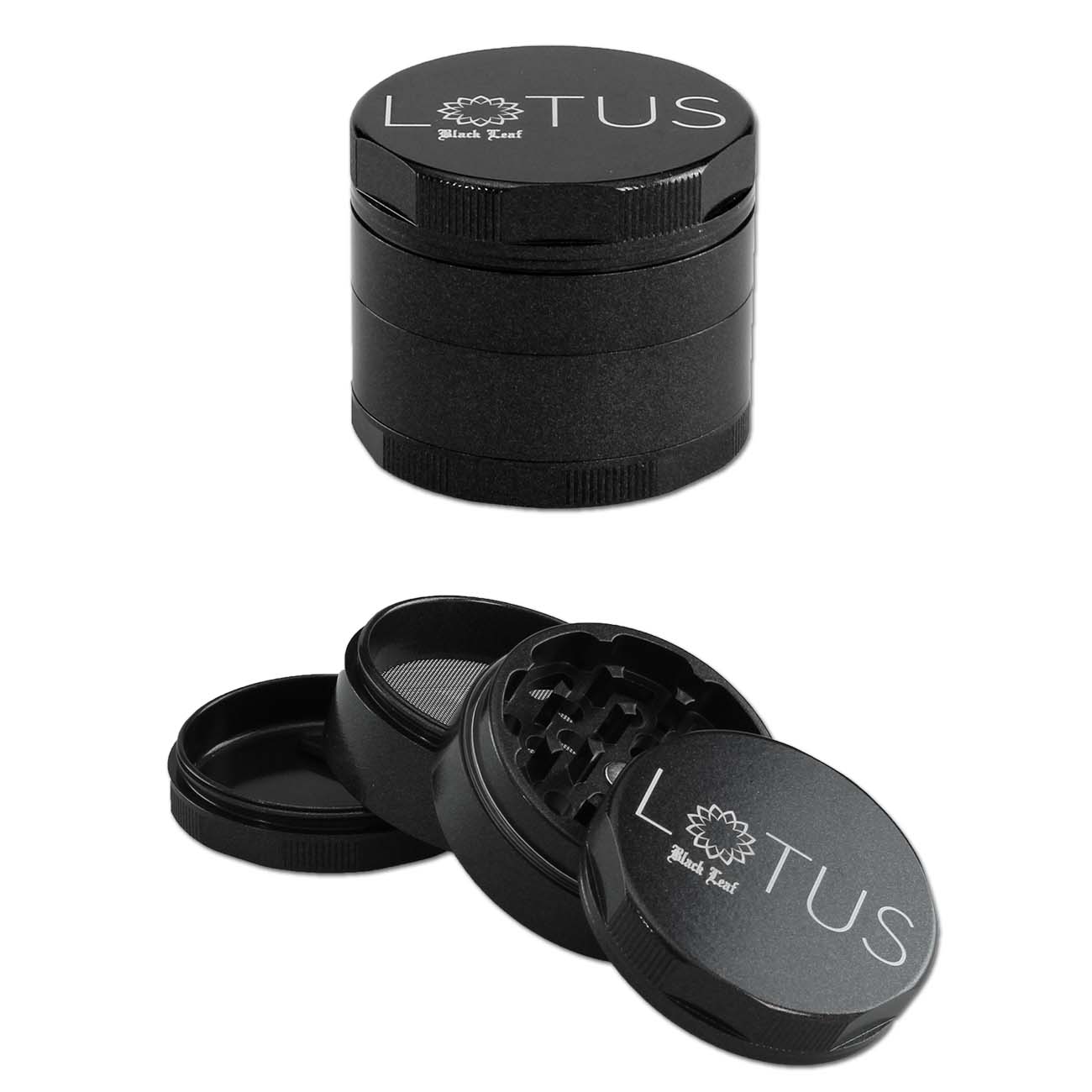 Black Leaf Lotus Grinder 4-tlg