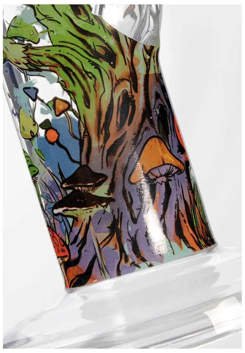 BL Mushroom Tree Glasbong All Over Print Details 4