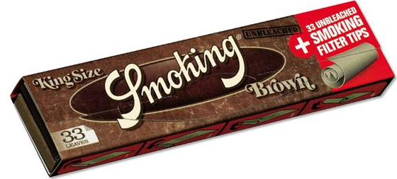 Smoking Brown KingSize+Tips