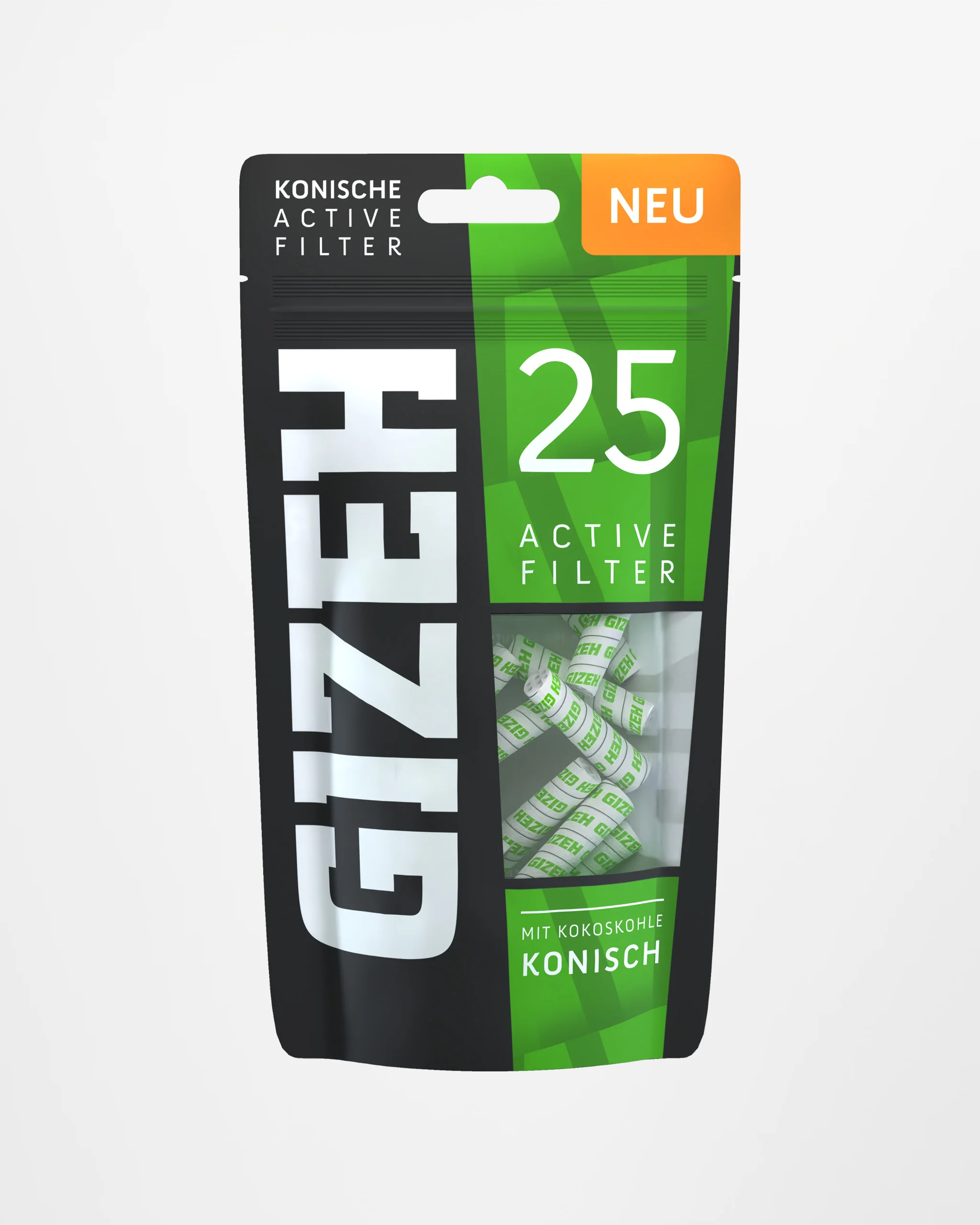 GIZEH Active Filter Slim konisch 25Stk