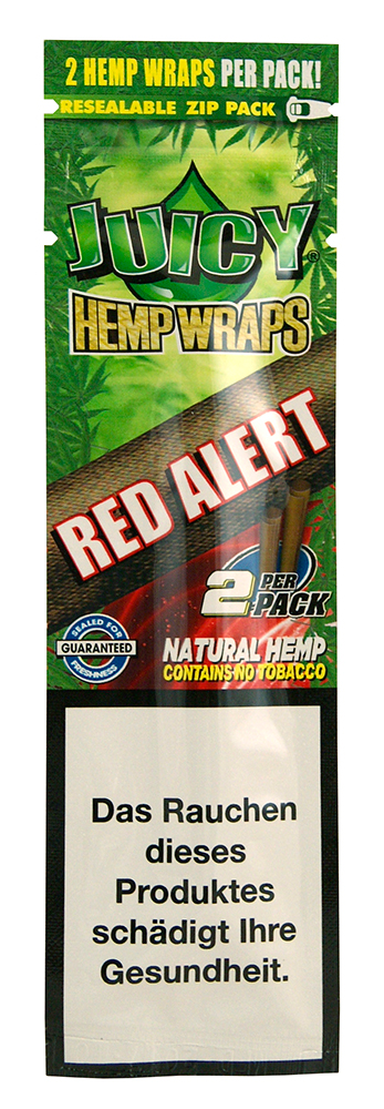 Juicy Jays Hemp Wrap 'Red Alert' 2er Pack