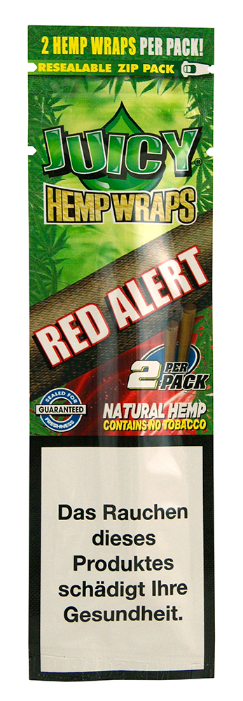 Juicy Jays Hemp Wrap Red Alert 2er Pack