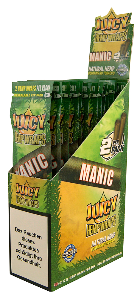 Juicy Jays Hemp Wrap 'Manic' 2er Pack