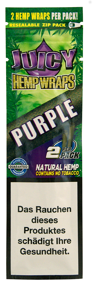 Juicy Jays Hemp Wrap Purple 2er Pack